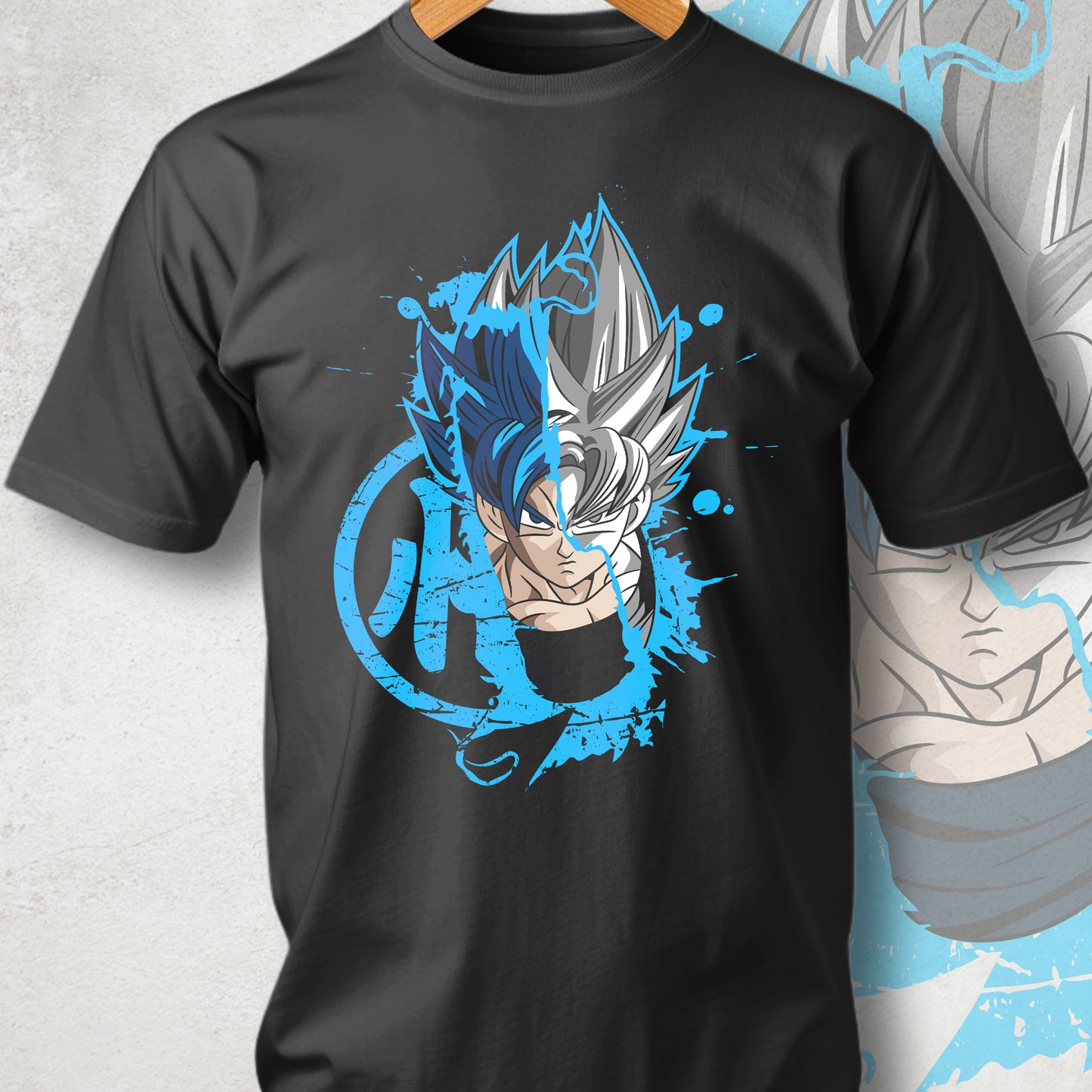 Goku Dragon Ball Oversized Black Gym T-Shirt – Printed Anime T Shirt